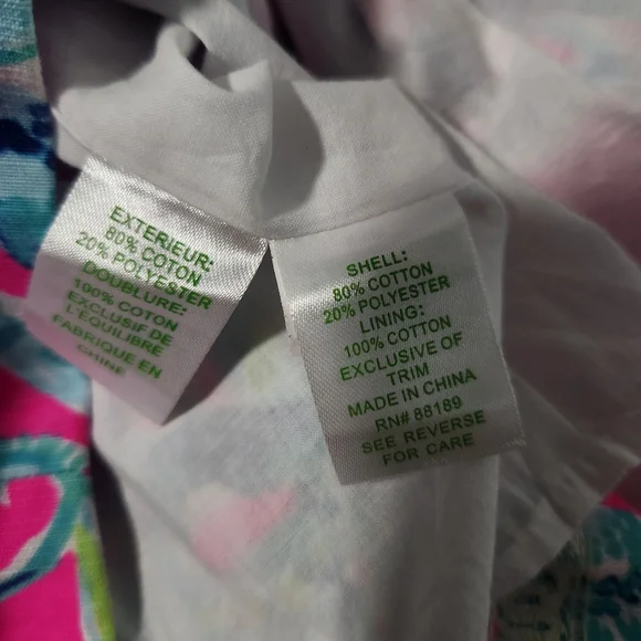 lilly pulitzer skirt Lobsters In Love Print Lined READ SIZE 4 - Picture 4 of 8